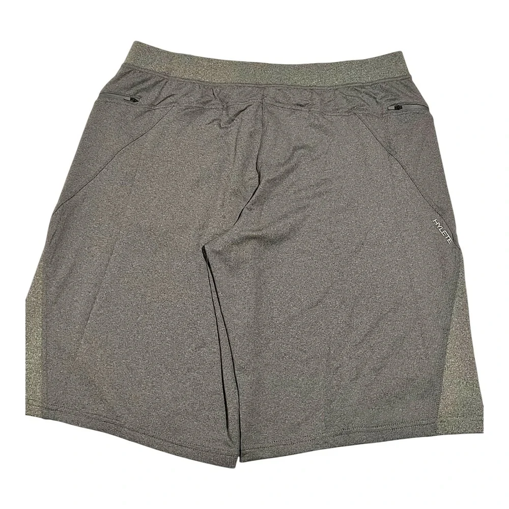 NWT Hylete Flexion II Men's XXL Heather‎ Gray Athletic Training Shorts